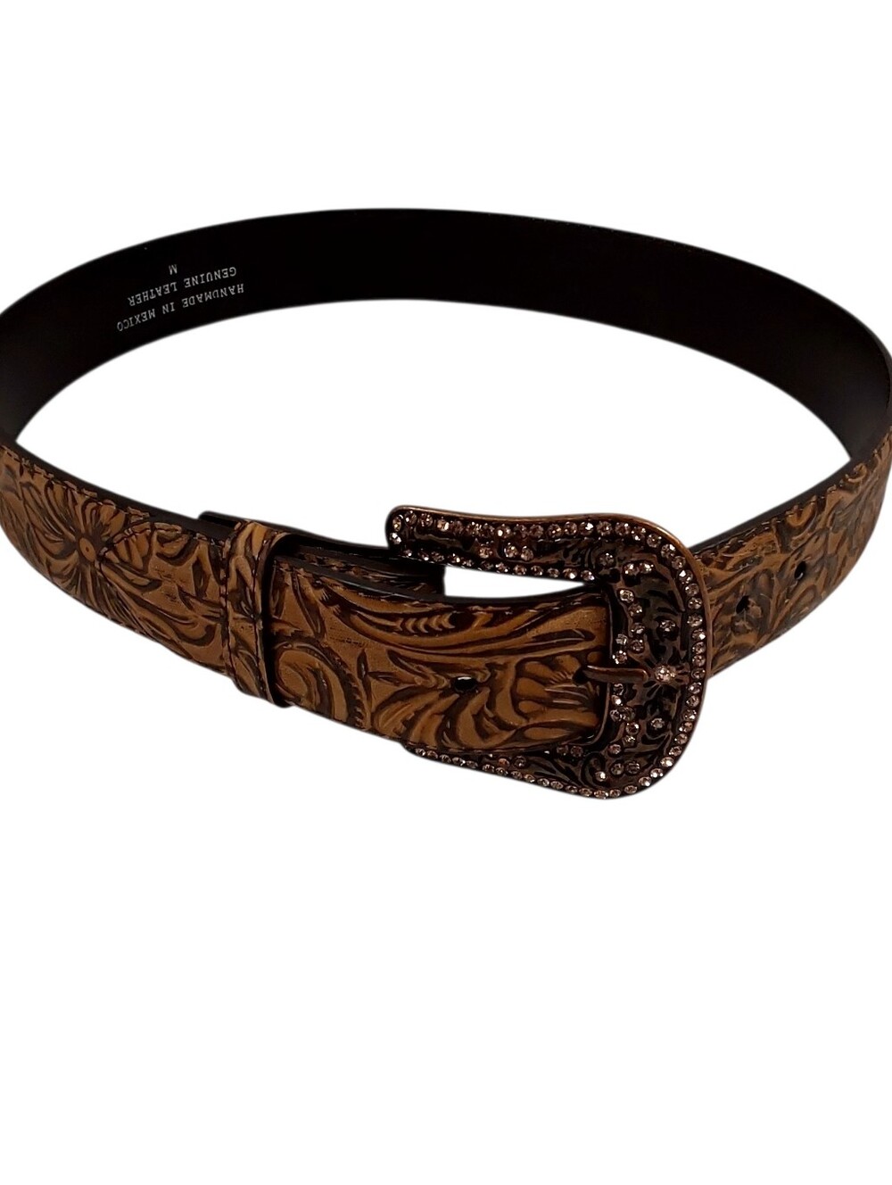 Shyanne Floral Embossed Western Belt